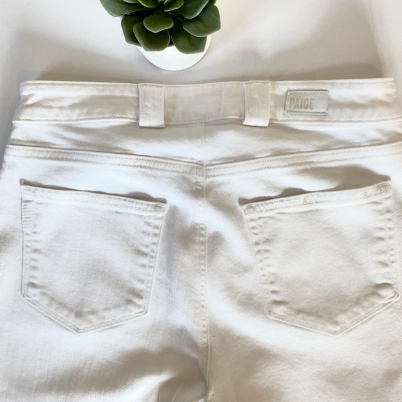 Paige Nellie Culotte Utility Pocket Raw Hem Denim - Picture 6 of 8